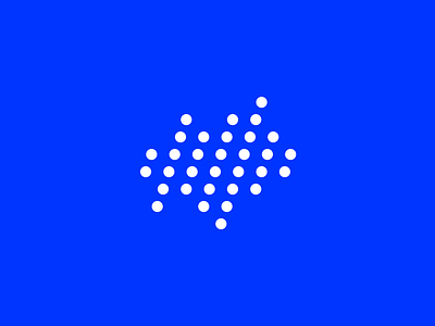 Sound Bar Logo brand dots icon logo logomark soundbar stamp vector