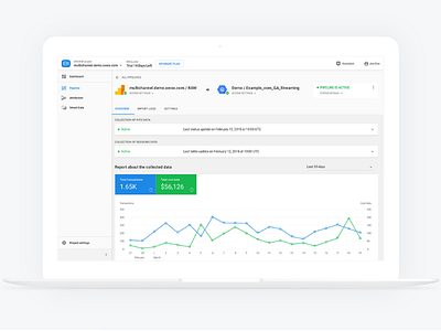 OWOX BI Pipeline Page design ui ux web