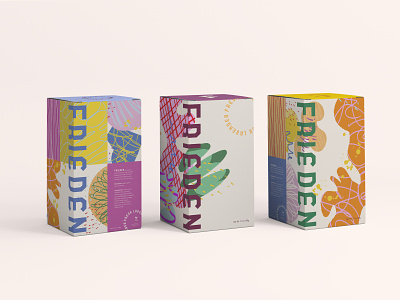 Frieden Primary Box Designs cannabidiol cannabis packaging organic design packaging design print skincare design