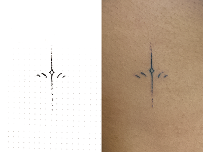 King of Diamonds Handpoked Tattoo by Katarina Jin on Dribbble