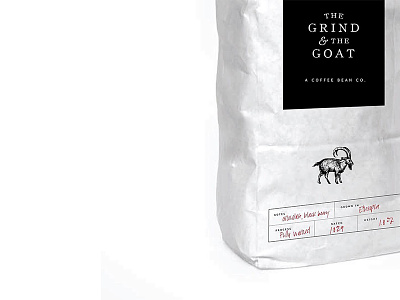 The Grind & The Goat brand development illustrations packaging design