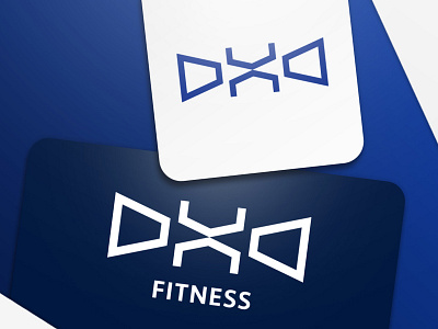 DXO Fitness Logo brand assets brand identity branding business company branding design fitness logo illustration logo logos modern