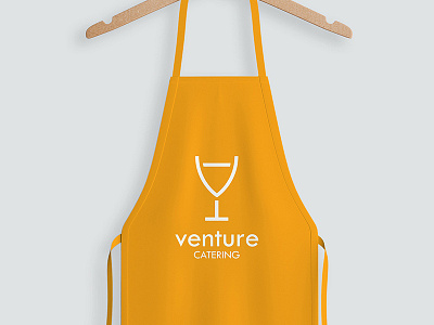 Venture Catering caterer caterer logo catering catering logo company logo geometric logo modern orange professional refreshment logo simplistic venture