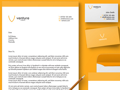 Venture Catering Stationery
