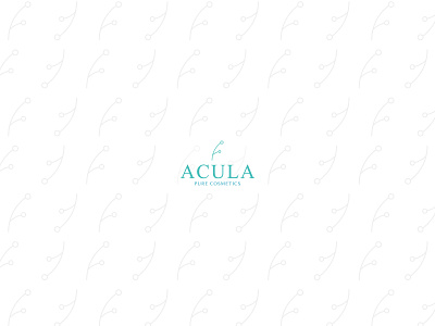 Acula Cosmetics brand assets brand identity branding business company branding company logo cosmetics design icon identity system logo logo design logo mark modern professional pure turquoise