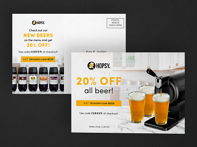 Retention Mailer design direct mail ecommerce indesign marketing photoshop postcard print typography