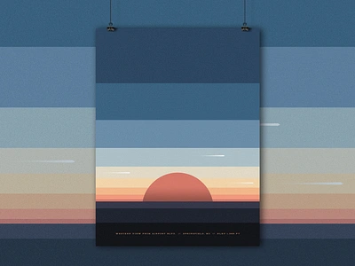 Missouri Sunset Poster illustraion missouri poster posterdesign sunset