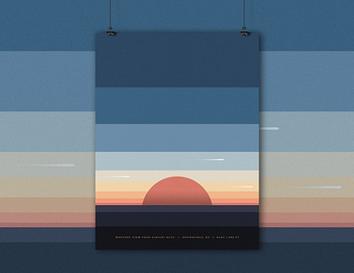 Missouri Sunset Poster illustraion missouri poster posterdesign sunset