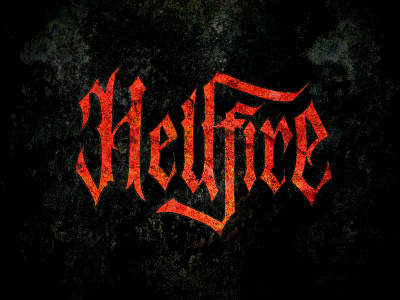 Hellfire calligraffiti calligraphy graffiti lettering logo logodesign logotype