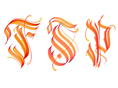 Fire letters calligraffiti calligraphy handlettering lettering logo logodesign logotype procreate procreate brushes