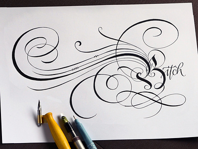 Flourish practive calligraphy flourishes flourishing lettering logodesign logotype typography