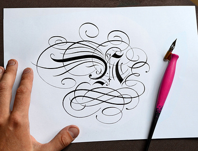 Flourish calligraphy practice branding calligraphy flourish flourishes flourishing lettering logodesign logotype