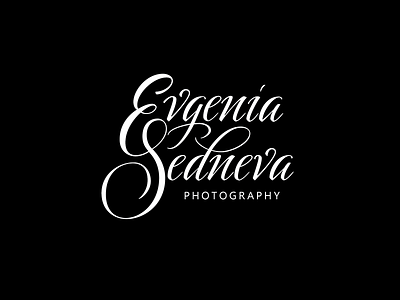 Evgenia Sedneva calligraphy lettering logodesign logotype typography