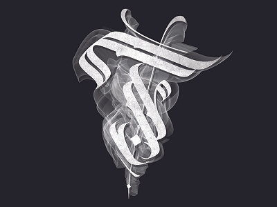 Smokin F calligraffiti calligraphy graffiti lettering logodesign logotype typography