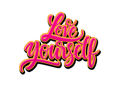 Love Yourself calligraffiti calligraphy design graffiti handlettering illustration lettering logo logodesign logotype print skecth typography vector