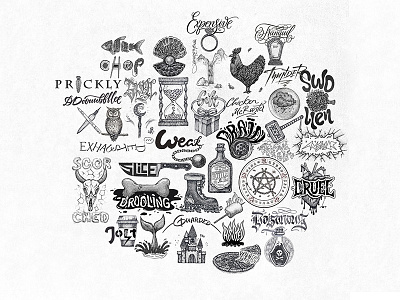 Inktober 2018 logos