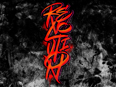 Revolution calligraphy design graffiti handlettering illustration lettering logo logodesign print typography