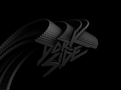 DARK SIDE cd4 darkside starwars trongchit typography