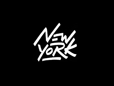 NEWYORK lettering ligature logo logotype newyork nyc type