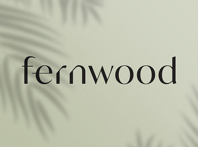 Fernwood branding logo logodesign typography wordmark