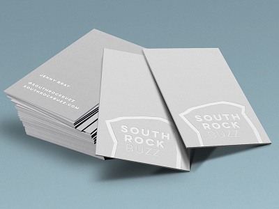 South Rock Buzz - Logo Design branding business cards logo design print design