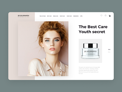 Cosmetic e-store. Redesign concept