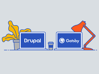 Drupal Blog Illustration