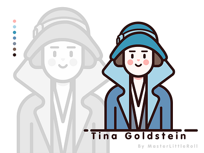 Fantastic Beasts_Tina Goldstein character draw drawing fantastic beasts figure figuredrawing girl illustration movie moviecharacter vector vectorillustration vectorwork