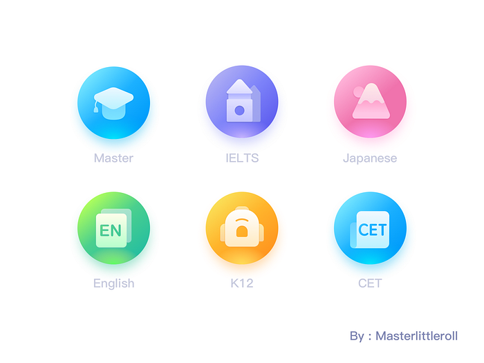 Education Icon by MasterLittleRoll on Dribbble