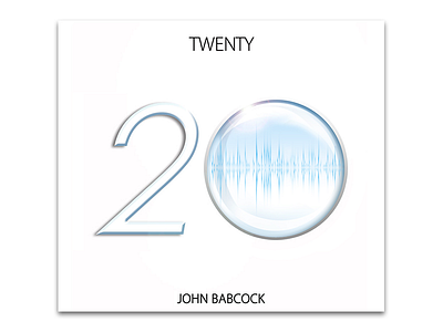 Twenty - Album Cover album album cover art cover glass logo logo design music numbers oscilloscope