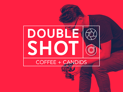 Double Shot camera coffee color dual tone photography photoshop tampa vector