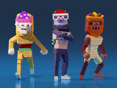 NFT Alpacadabraz Teaser Avatar 3d alpacadabraz the sandbox voxel voxel art