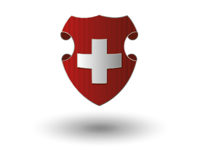 Shield of Helvetia crest emblem flag helvetia shield swiss switzerland