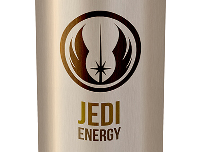 Jedi Energy Drink can drink energy jedi logo starwars