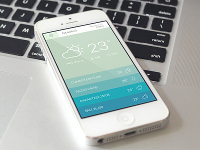 Weather Application app application interface mobile user ux uı weather