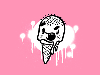 Evil Icecream evil icecream pink