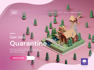 The First of Many 3d 3d art blender blender3d colorful diorama illustration isometric isometric design isometric illustration landing design landing page logo logodesign low poly minimal ui ui design uxui web design