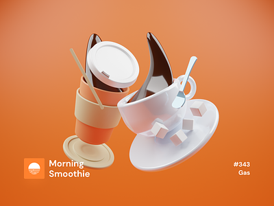 Gas 3d 3d art blender blender3d clean coffee diorama icon icon design icon set iconography icons illustration isometric isometric design isometric illustration low poly takeout