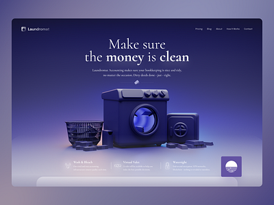 Laundromat Landing Page