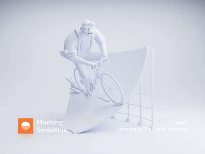 Lightning In The Crank: Exposed 3d 3d art animate animated animation bike blender blender3d character character animation character design clay mockup clay render clayrender diorama illustration isometric isometric design isometric illustration low poly