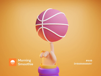 Dribbbbbblin' 3d 3d animation 3d animation studio 3d art 3d artist animated animation ball basketball blender blender3d diorama dribbble dribble illustration isometric isometric design isometric illustration lakers low poly
