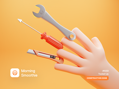 Tooled Up 3d 3d art 3d artwork blender blender3d construction constructions constructor diorama hand illustration isometric isometric design isometric illustration knife low poly screwdriver tool tools wrench