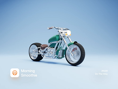 On The Way 3d 3d art animated animation bike blender blender3d diorama illustration isometric isometric design isometric illustration low poly motorbike motorbikes motorcycle motorcycles