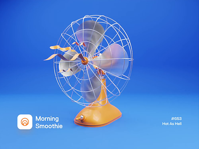 Hot As Hell 3d 3d animated 3d animation 3d artwork animated animation blender blender3d design diorama fan hot illustration isometric isometric illustration warm