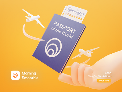 Take Off, Touch Down 3d airplane blender blender3d diorama holiday id illustration isometric isometric illustration passport ticket tickets travel travelling