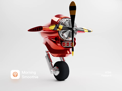 Flyboys II 3d 3d animation airplane animated animation blender blender3d engine flight fly illustration isometric isometric illustration mech mechanical plane prop