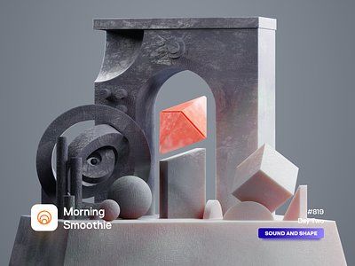 Day Two 3d abstract abstract illustration blender blender3d clay claymation clayrender color colorful illustration isometric isometric illustration