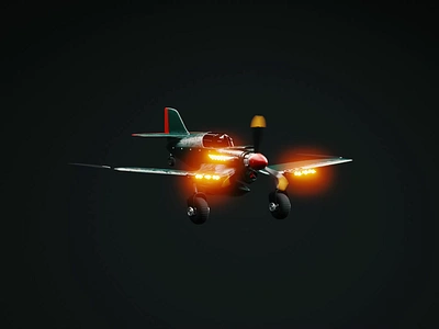 Dogfight 3d 3d animation aerial animated animation blender blender3d dogfight flight flying history illustration plane retro travel wwii