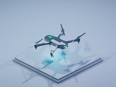 Drone Flight 3d 3d animation 3d art animation animation design animations blender blender3d diorama drone drones fly flying illustration isometric isometric illustration low poly