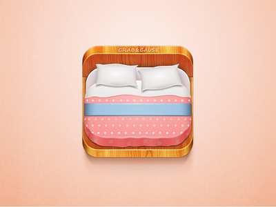 2012 Last Gentle 2012 bed crab icon pillow，iphone，ipad pink wood
